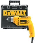 DeWalt D21008K Heavy Duty 3/8 inch VSR Drill Kit with Keyless Chuck and Carrying Case